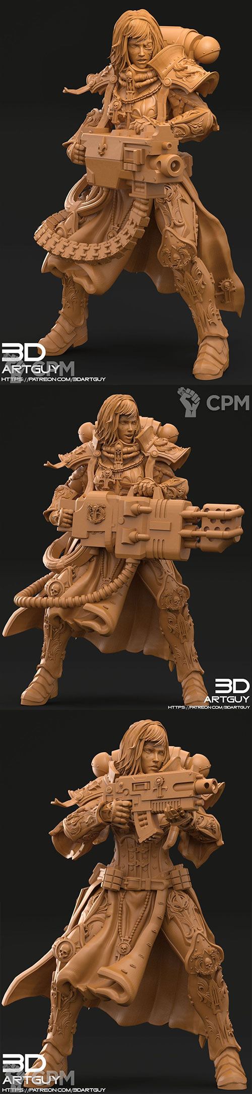 Heavy 40K -  Zealot 3D STL 