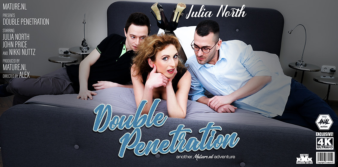 [Mature.nl] John Price (28), Julia North (39), Nikki Nuttz (24) - Julia North just loves a double penetration / 13686 [27-03-2020, Anal, Asslicking, Blowjob, Cum, Facial, Masturbation, Old & young, Shaved, Threesome, Toy boy, 1080p]