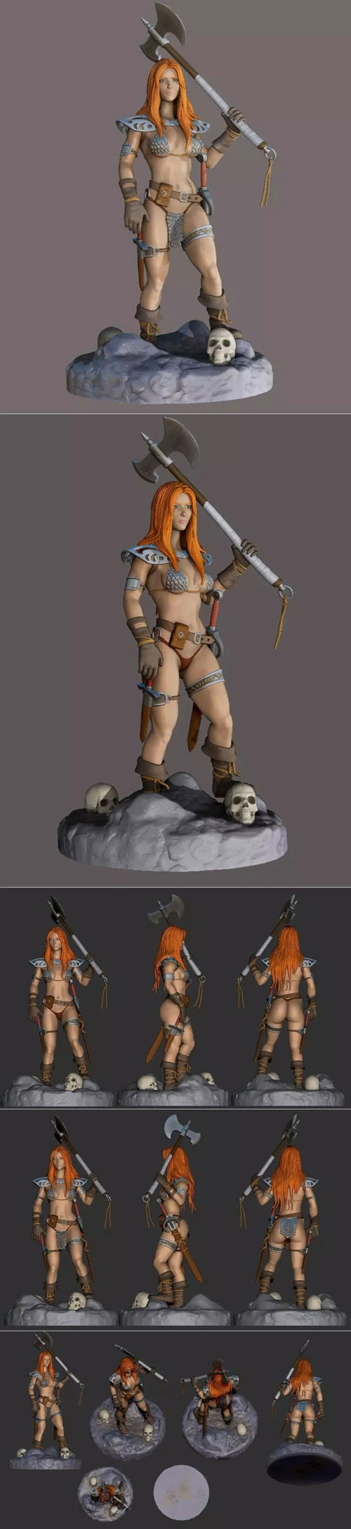 Red Sonja 3D STL 