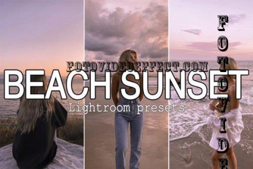 6 Beach Sunset Lightroom Presets - 7313092