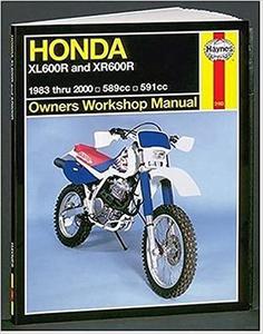 Haynes Honda XL XR600R Owners Workshop Manual 1983-2000