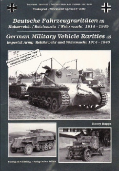 German Military Vehicle Rarities (2) (Tankograd - Wehrmacht Special No.4002)
