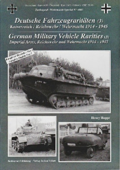 German Military Vehicle Rarities (3) (Tankograd - Wehrmacht Special No.4003)