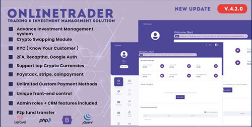 CodeCanyon - OnlineTrader v4.2.0 - Trading and investment management system - 21987193 - NULLED