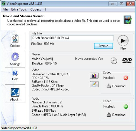 VideoInspector 2.15.9.153 VideoInspector 2.15.9.153