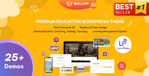 ThemeForest - Eduma v5.0.5 - Education WordPress Theme - 14058034 - NULLED