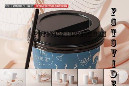 Takeaway Paper Coffee Cup Mockup