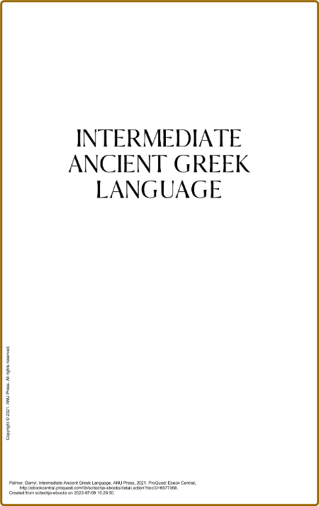  Intermediate Ancient Greek Language 2e8836b1f326289b97c46d08f8c4bc10