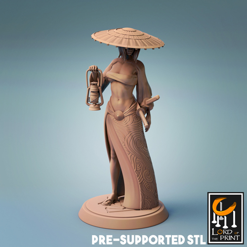 Samurai Female Explorer 3D Print