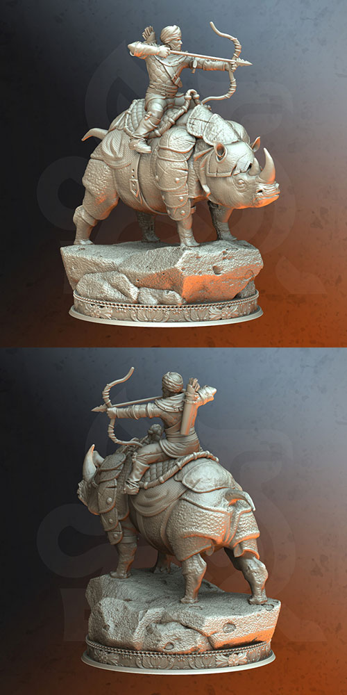 Rhino Rider 3D Print