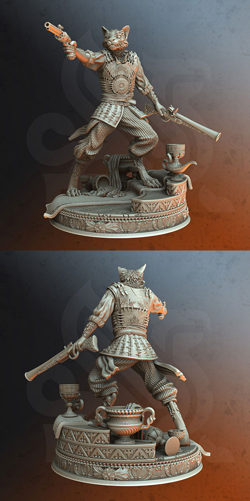 Sultan’s Bodyguard - Gunslinger Kara’Ta 3D Print