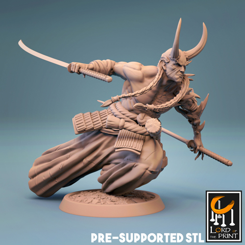 Samurai Demon 3D Print