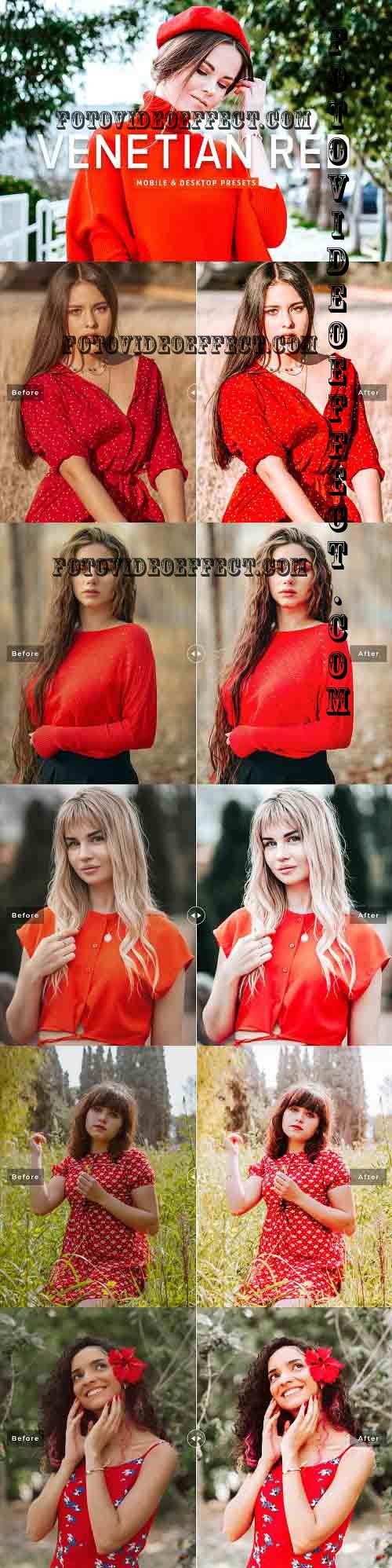 Venetian Red Pro Lightroom Presets - 7387233