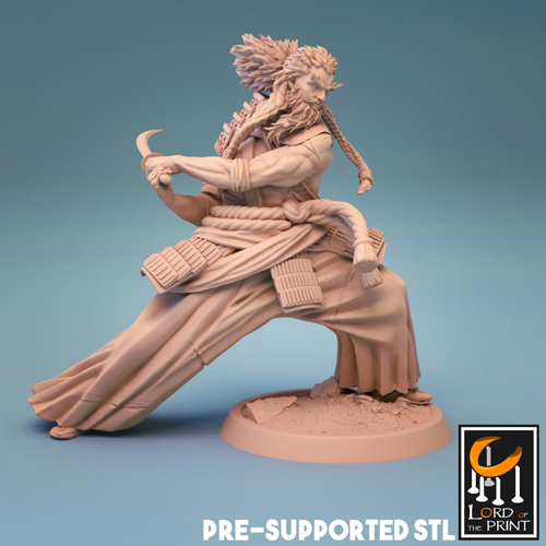 Samurai Male 3D Print