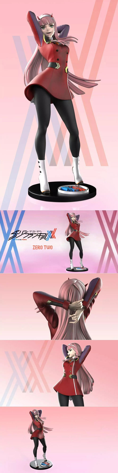 Zero Two - Darling in the Franxx 3D Print