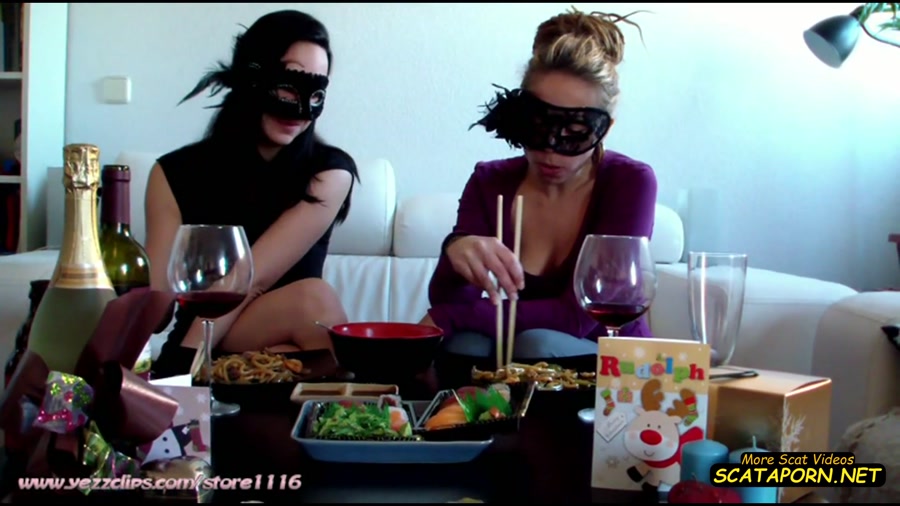 New Year,s Meal for All of You - Femdom Scat, Domination Scat with Amateurs (14 July 2022 / 378 MB)