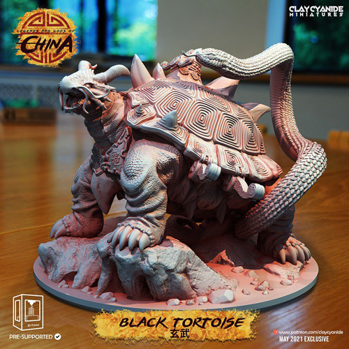 Black Tortoise 3D Print