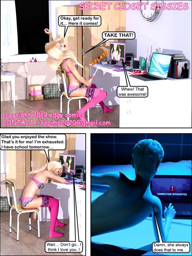 Smutnut - Secret Closet Sissies 3D Porn Comic