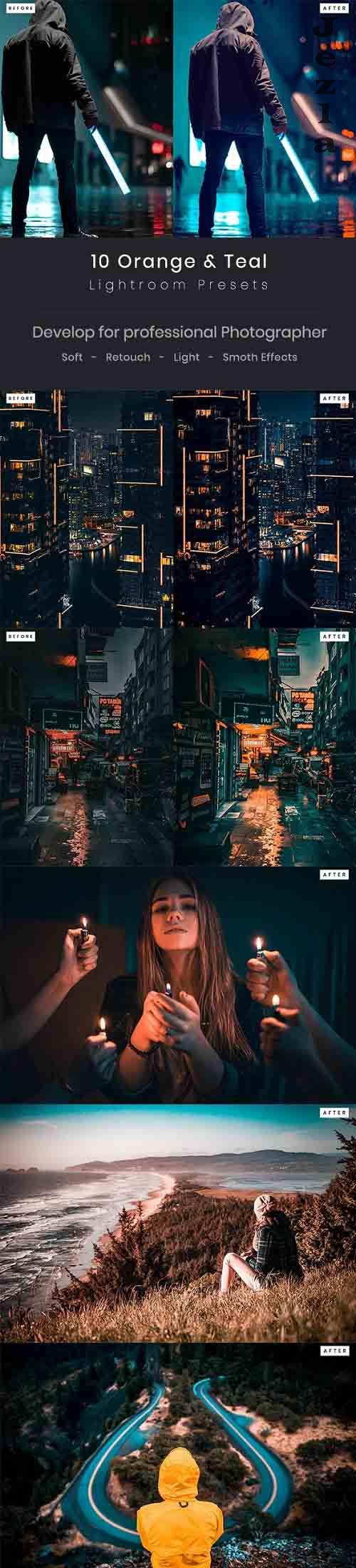 10 Orange & Teal Lightroom Presets - 37645377