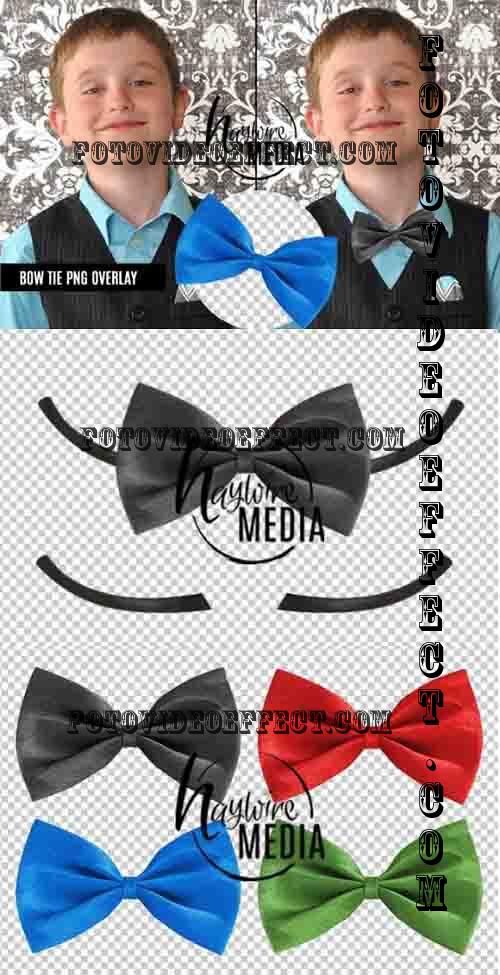 Transparent Bow Tie PNG Digital Prop