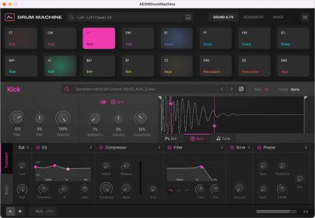 ADSR Drum Machine v1.0.3