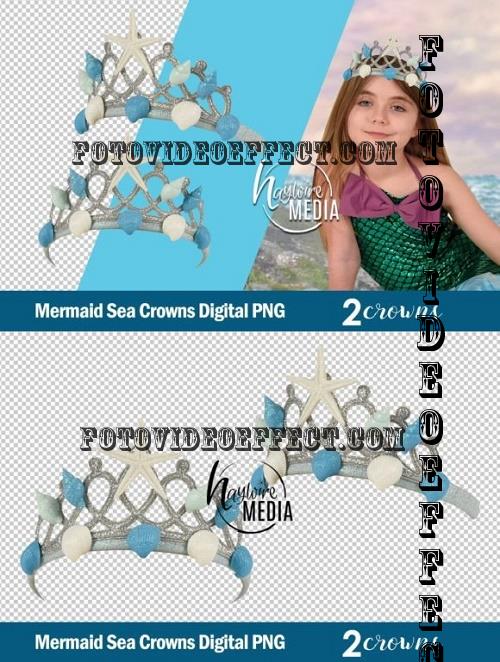 Mermaid Princess Sea Crown PNG