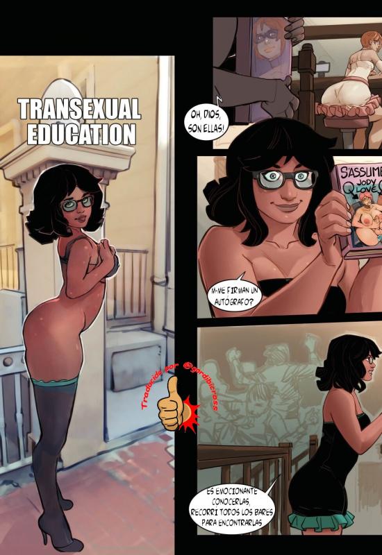 Joël Jurion - Educación transexual Porn Comic