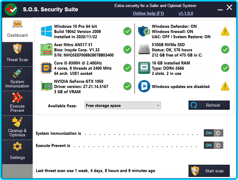 S.O.S Security Suite 2.6.3.0 38b549756801b2e30d75e5f1b5d35db3