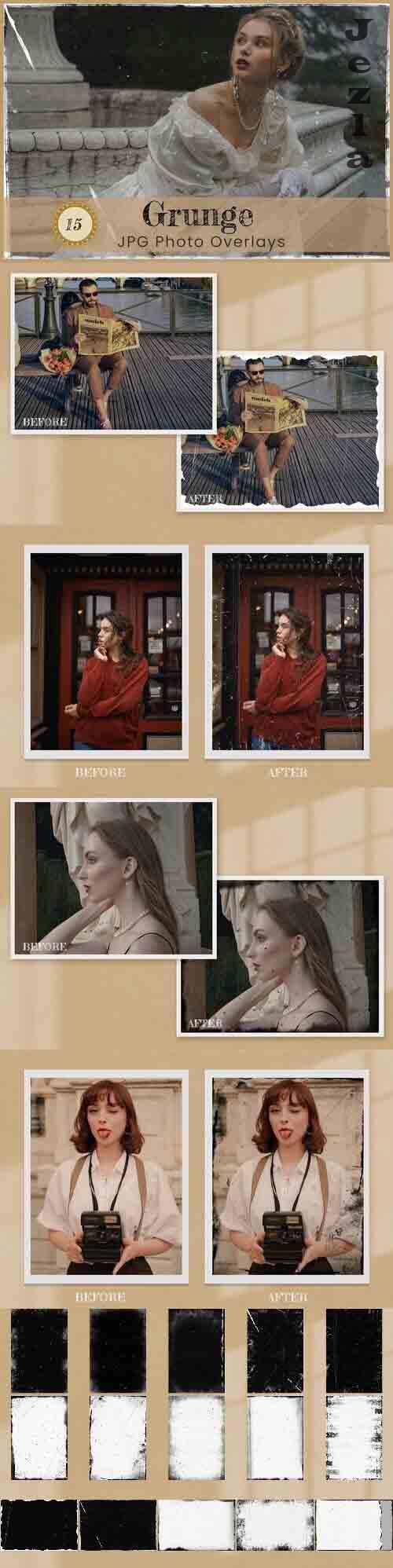 Grunge Photoshop Overlays Film Grain - 7396718
