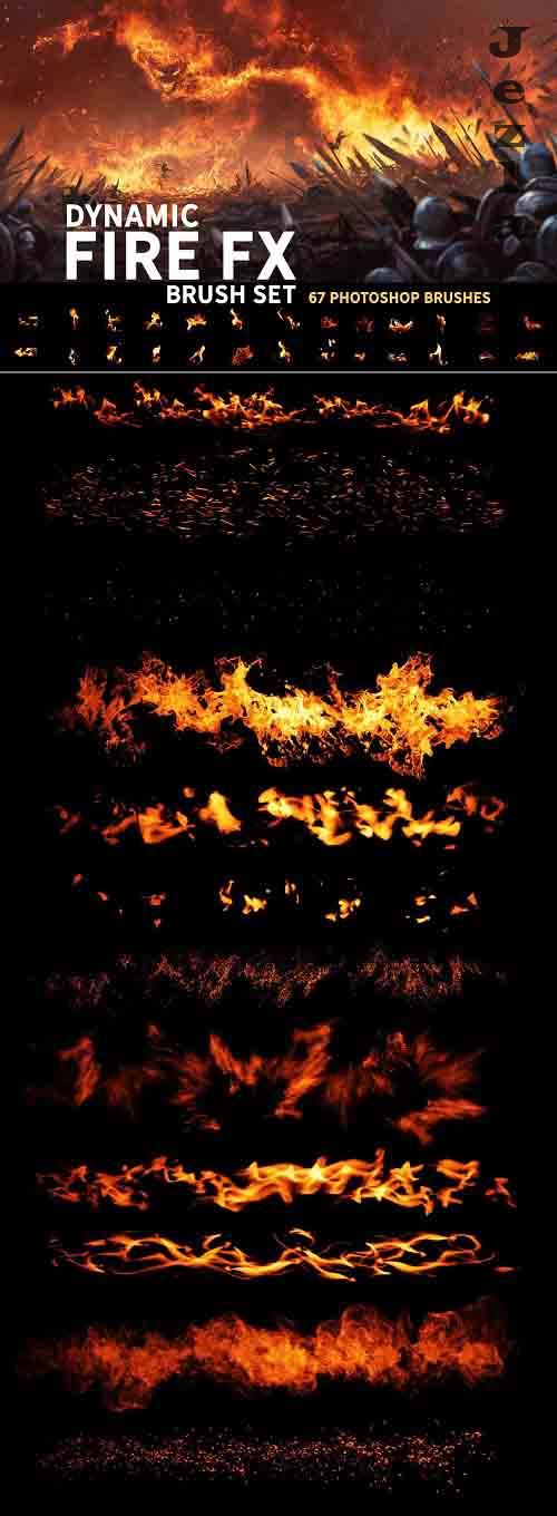 Dynamic Fire FX brush set - 5273461