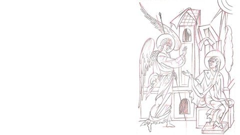 Byzantine Iconography Series 9 (P3) The Annunciation