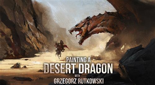 ArtStation - Desert Dragon demo with Greg Rutkowski