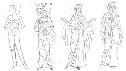 Byzantine Iconography Series 4 Drawing The Full Figure (P1)