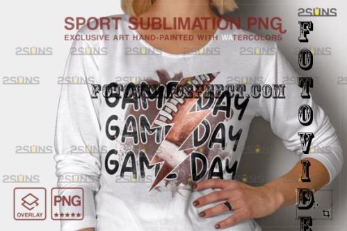 Game Day Football PNG Sublimation V2