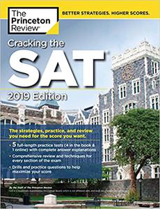 Cracking the SAT with 5 Practice Tests, 2019 Edition 