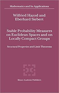 Stable Probability Measures on Euclidean Spaces and on Locally Compact Groups 