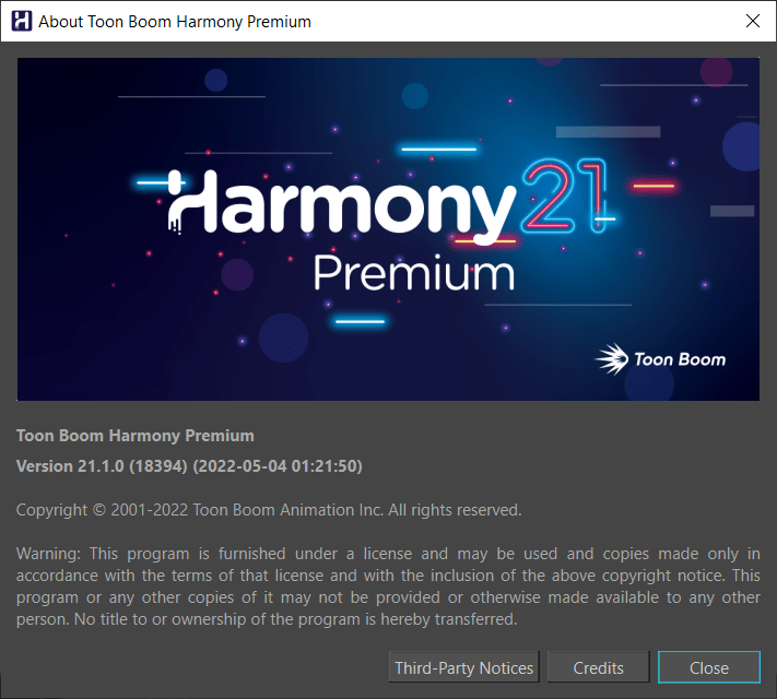 Toon Boom Harmony Premium 21.1 Build 18394 (x64) Multilingual