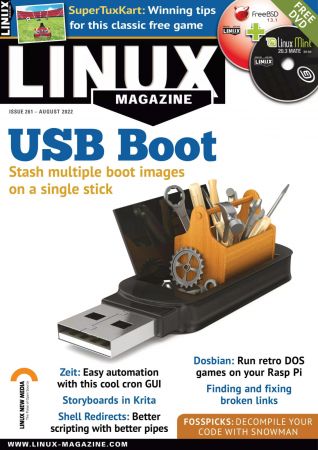 Linux Magazine USA   Issue 261, August 2022