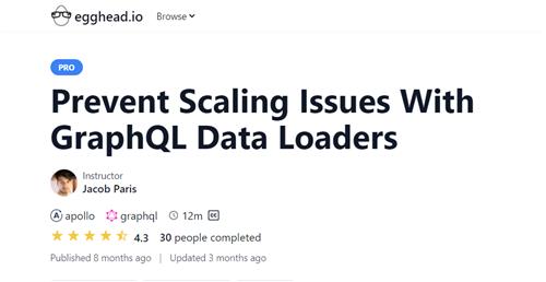 Egghead – Prevent Scaling Issues With GraphQL Data Loaders