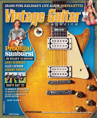 Vintage Guitar Magazine   July 2022
