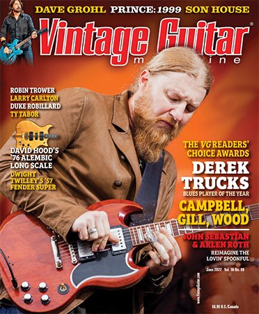 Vintage Guitar Magazine   June 2022