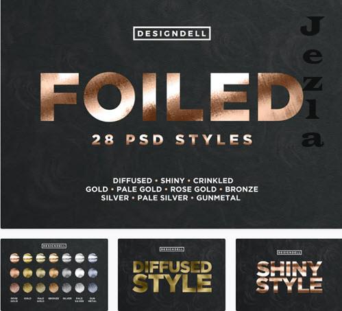 Foil Photoshop Layer Styles - 2P9CRDD