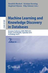 Machine Learning and Knowledge Discovery in Databases European Conference Part II