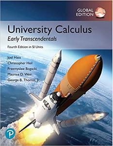 University Calculus Early Transcendentals in SI Units Ed 4