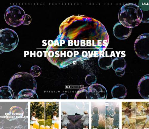 130 Soap Bubbles Overlays
