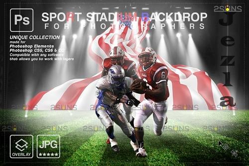 Football Backdrop Sports Digital V23 - 7394721