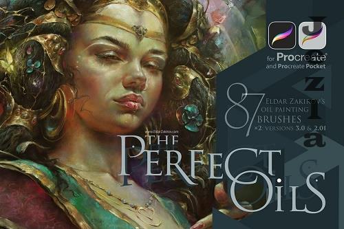 Perfect OILS: 87+ brushes 4PROCREATE - 6441075