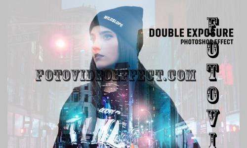 Double Exposure Photo Effect Template
