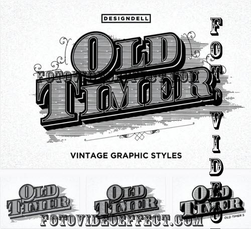 Old Timer Vintage Graphic Styles - 106925