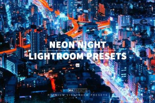 10 NEON NIGHT Lightroom Presets 10 NEON NIGHT Lightroom Presets